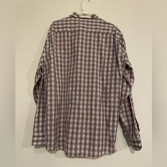 Ermenegildo Zega NWT Plaid Long Sleeve Button Down Dress Shirt Men’s XXL - Picture 3 of 8